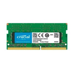 Crucial 32GB DDR4 2666 MHz Laptop Memory (PC4-21300) SODIMM, 260-Pin – CT32G4SFD8266