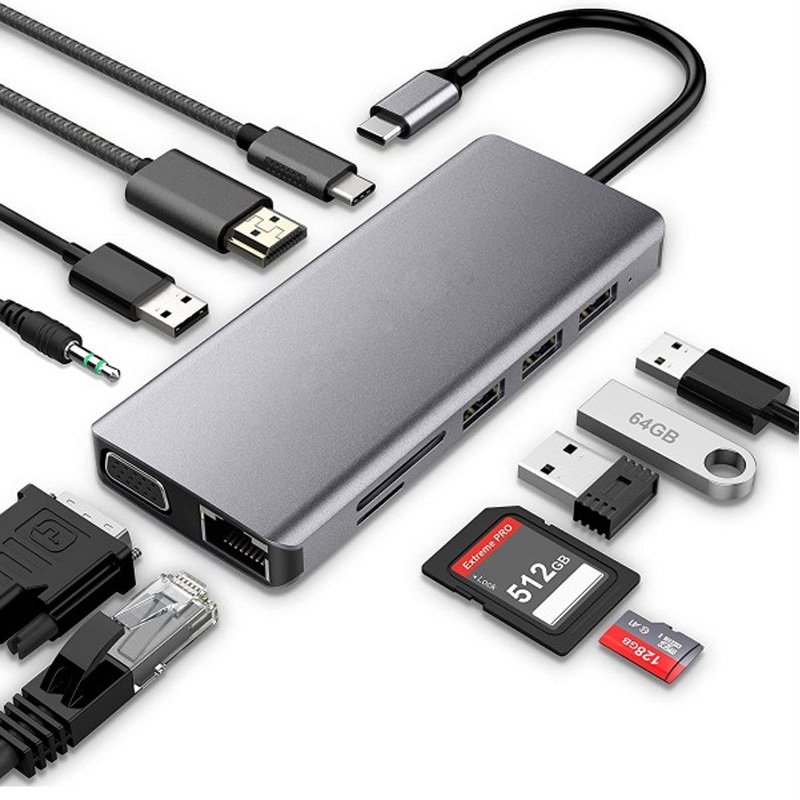 11-in-1 Type-C Hub - available in Pakistan at Metaware