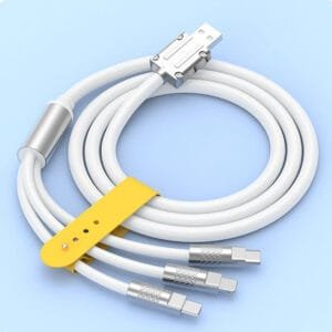 120W 6A 3 In 1 Fast Charging Cable - available in Pakistan at Metaware