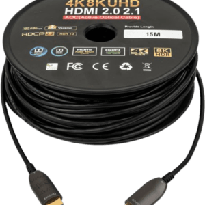 15M Fiber HDMI Cable 2.0/2.1 Aoc(active Optical Cable) 30AWG Copper Support 4K 8K UHD - available in Pakistan at Metaware
