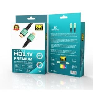 3 Meter 2.1 8K 60HZ UHD HDMI Cable - available in Pakistan at Metaware