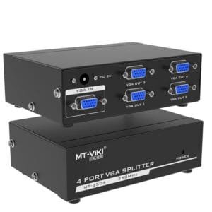 4-PORT VGA Splitter 200 MHZ - available in Pakistan at Metaware