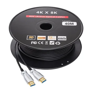 40M Fiber HDMI Cable 2.0/2.1 Aoc(active Optical Cable)30awg Copper Support 4K 8K UHD - available in Pakistan at Metaware