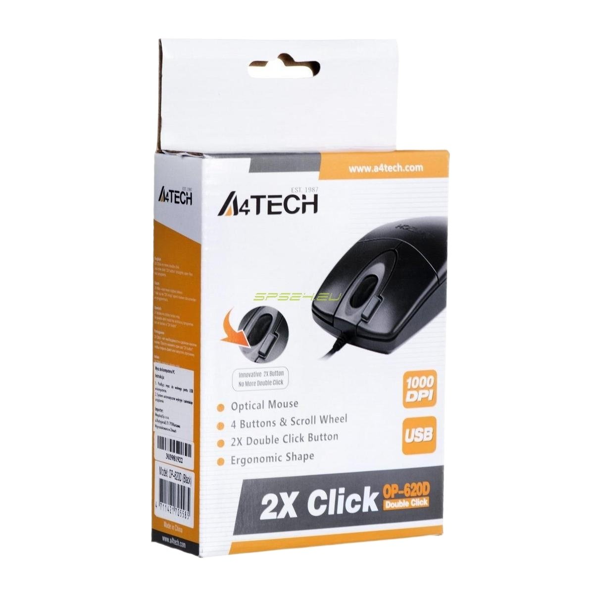 A4Tech OP-620D Wired Mouse - available in Pakistan at Metaware