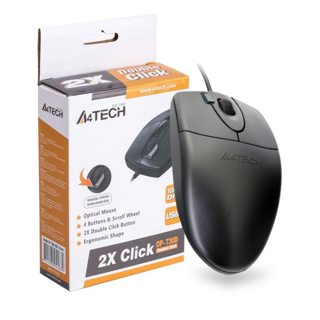 A4Tech OP-620D Wired Mouse - available in Pakistan at Metaware