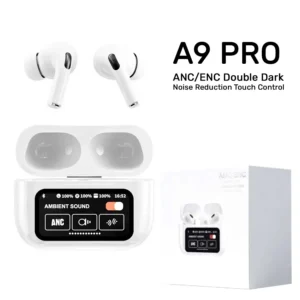 A9 Pro Apple Airpods Anc/enc Zhongkelqnxun Touch Control BT 5.4 Earbuds white - available in Pakistan at Metaware