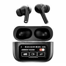 A9 Pro Apple Airpods Anc/enc Zhongkelqnxun Touch Control BT 5.4 Earbuds black - available in Pakistan at Metaware