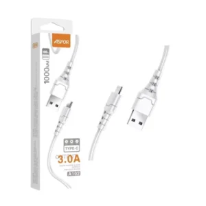 Aspor A102 3A Type‐c Cable 1M - available in Pakistan at Metaware