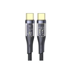 Aspor A153 240W LED Light Type-C to Type-C PD Fast Charging Cable - 1.8M - available in Pakistan at Metaware