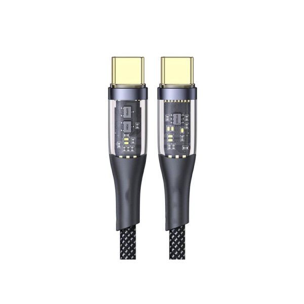 Aspor A153 240W LED Light Type-C to Type-C PD Fast Charging Cable – 1.8M - available in Pakistan at Metaware
