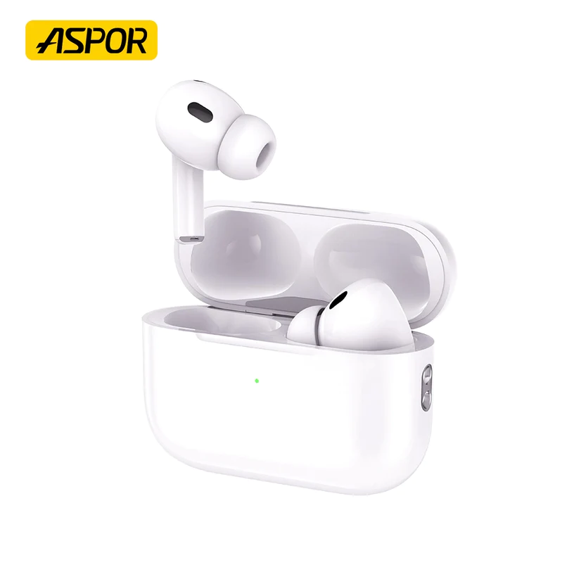 Aspor A620 ANC AirBuds Pro 2 – Full-Function, Wireless Charging, 30HRS Playtime, Bluetooth 5.4 - available in Pakistan at Metaware
