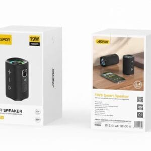 Aspor A679 TWS Wireless Bluetooth Speaker Mini Portable Music Player with RGB - available in Pakistan at Metaware