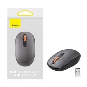 Baseus F01B Tri-Mode Wireless Mouse Frosted Gray B01055503833-00 - available in Pakistan at Metaware