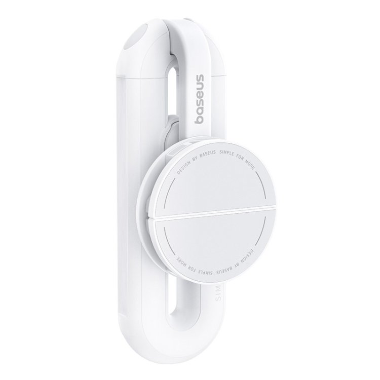 Baseus TechShot Series Dual-Support Phone Selfie Stick Moon White B10578300211-00 - available in Pakistan at Metaware