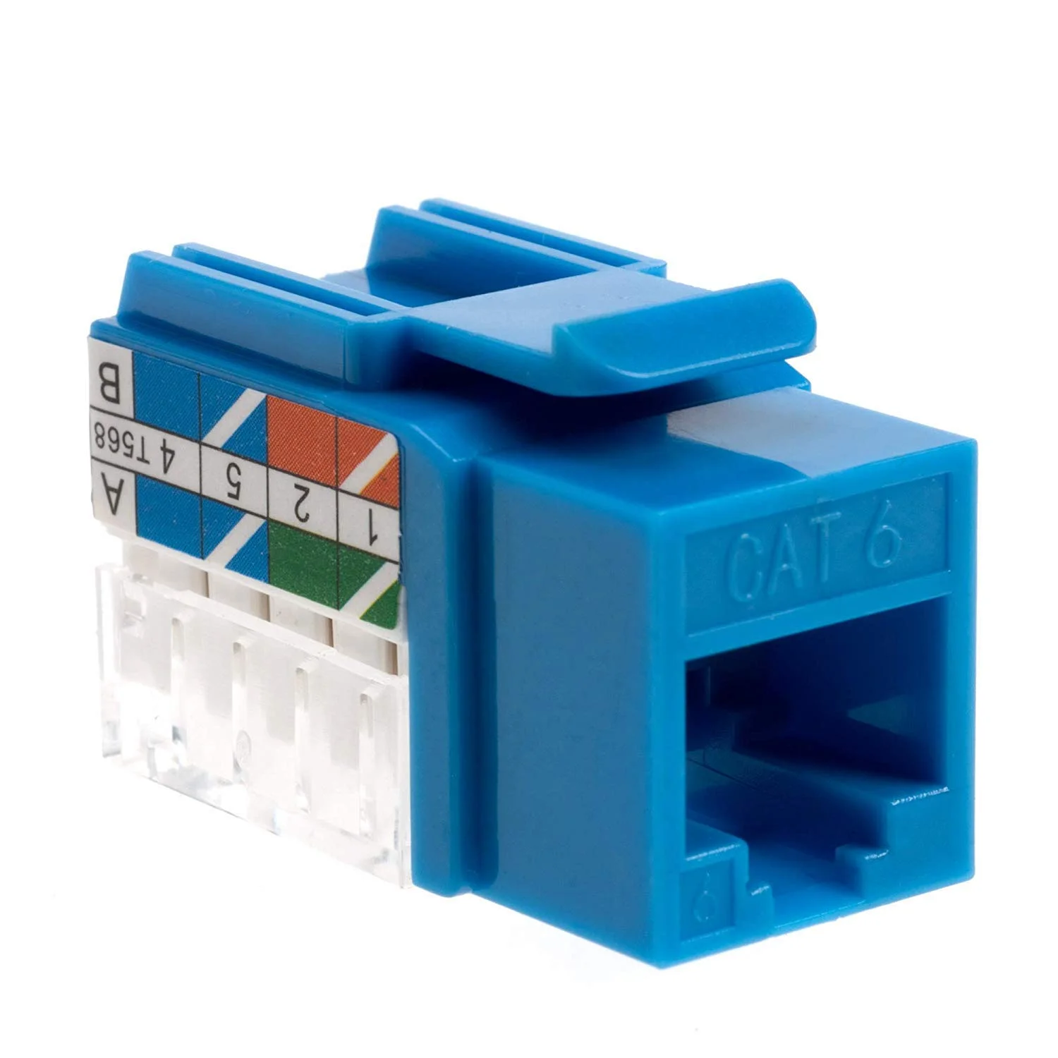 Commscope Cat 6 Io Tool-less Keystone Jack 110 Utp Blue - available in Pakistan at Metaware