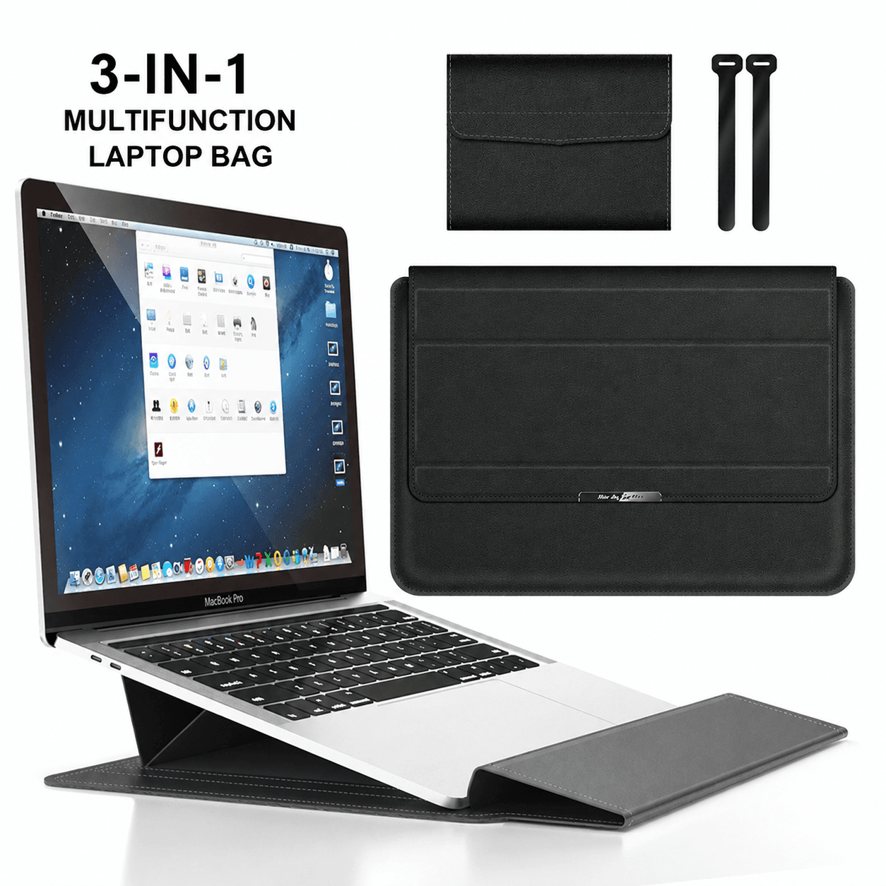 Hawk LP3 14 Inch Black Premium Laptop Sleeve - available in Pakistan at Metaware