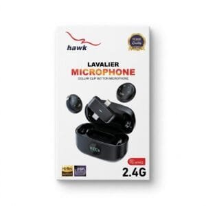 Hawk PD-WM62 Pro 2-IN-1 Wireless Microphone Type-C & Lightning ENC Noise Cancellation Grey - available in Pakistan at Metaware