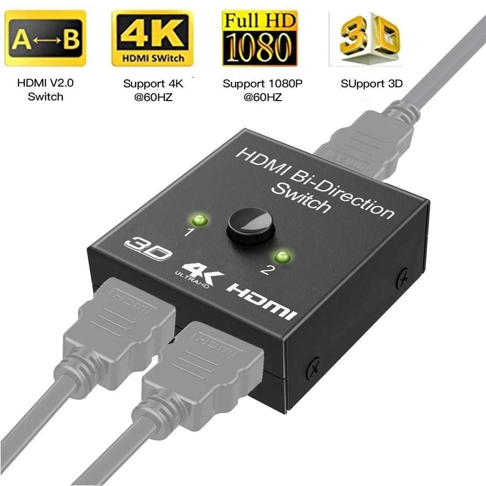 HDMI Bi-Directional Dual Function Switch and HDMI Splitter - available in Pakistan at Metaware