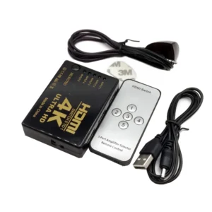 HDMI Switch 2K 4K 5 Port - available in Pakistan at Metaware