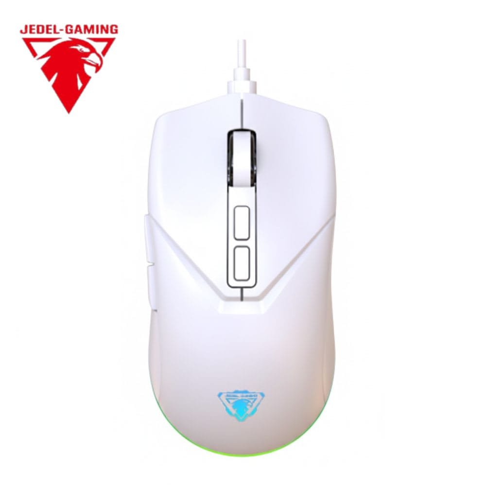 Jedel GM700 RGB 7D Gaming Mouse White Color - available in Pakistan at Metaware