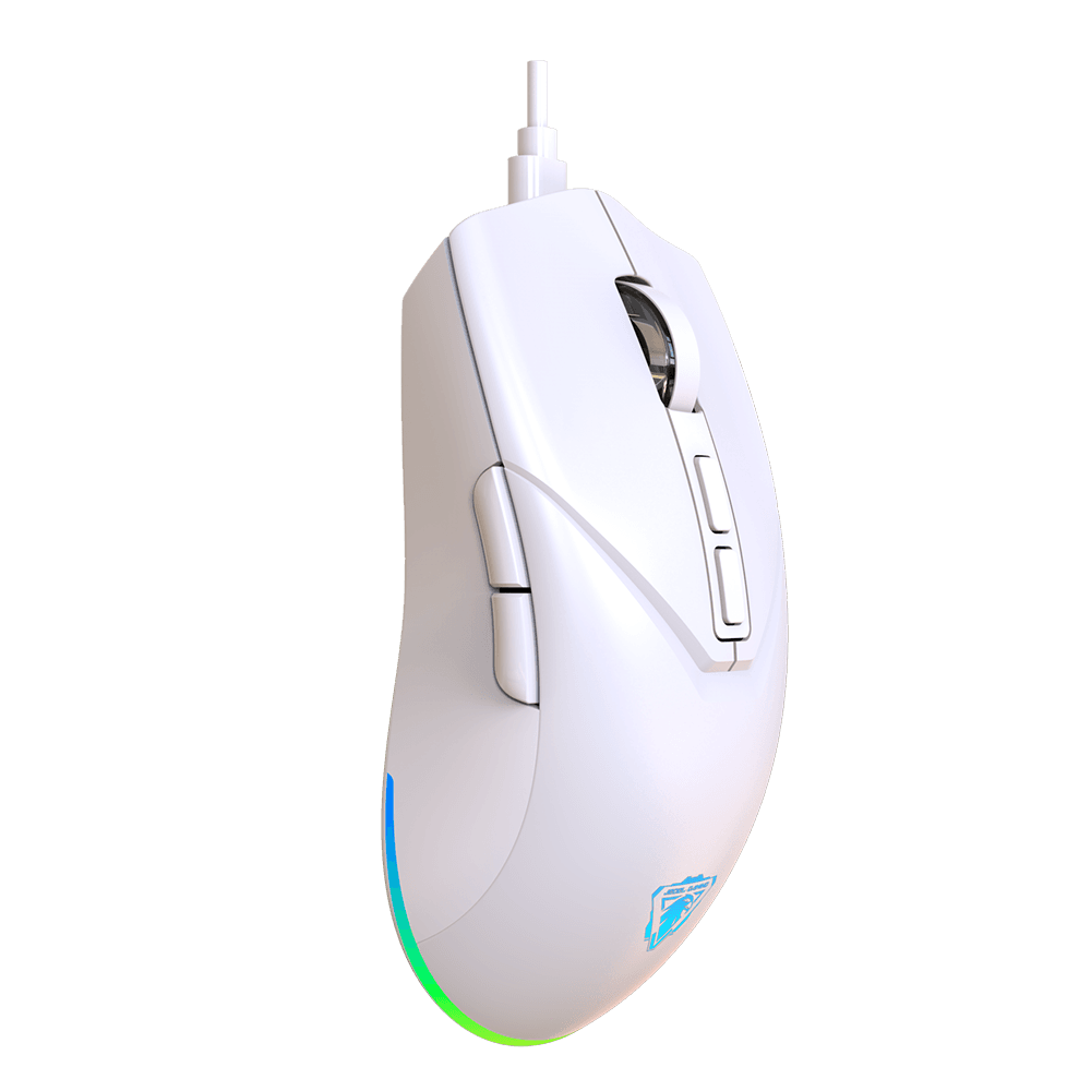 Jedel GM700 RGB 7D Gaming Mouse White Color - available in Pakistan at Metaware