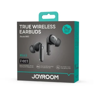 Joyroom Jbuds JR-BB3 True Wireless Bluetooth Earphones Black - available in Pakistan at Metaware
