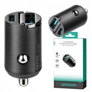 Joyroom JR-CCN18 65W A+c Pull-Ring Style Mini Car Charger - available in Pakistan at Metaware