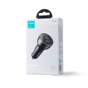 Joyroom JR-CL26 70W 3-PORT (2PD+1USB) Car Charger-Black - available in Pakistan at Metaware