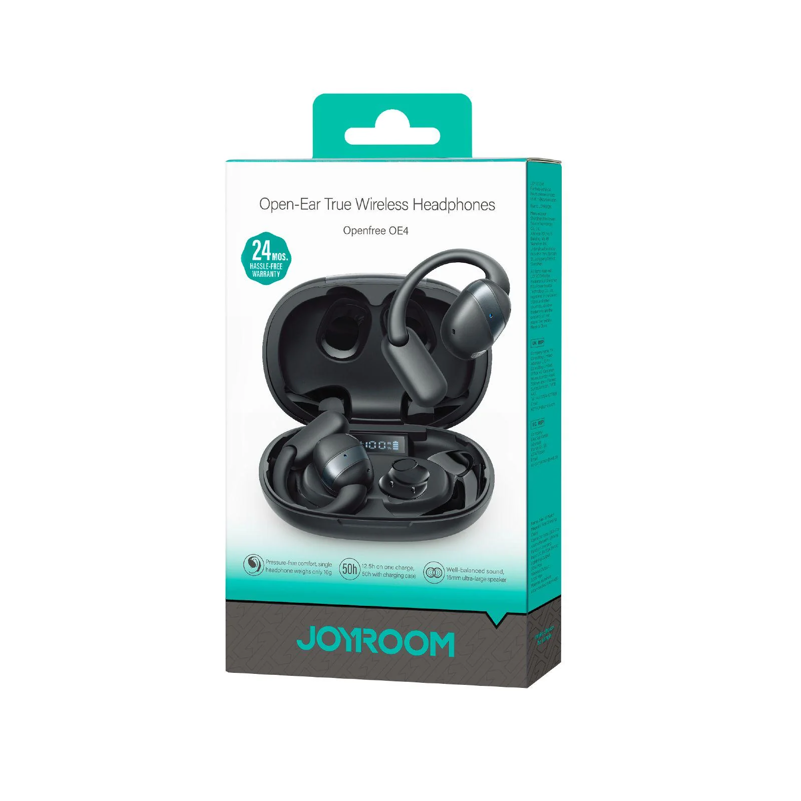 Joyroom JR-OE4 Open-Ear True Open Free Wireless Headphones-Black - available in Pakistan at Metaware