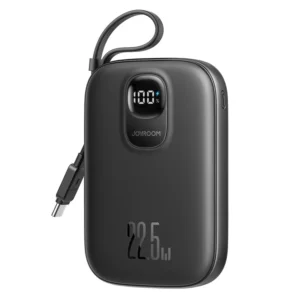 Joyroom JR-PBF17 10000mAh 22.5W Fast Charging Power Bank with Built-In Type-C Cable - available in Pakistan at Metaware