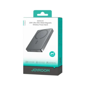 Joyroom JR-PBM08 Pro 20W Ultra-Slim Metal Magnetic Wireless Power Bank 10000mAh-Natural Titanium - available in Pakistan at Metaware