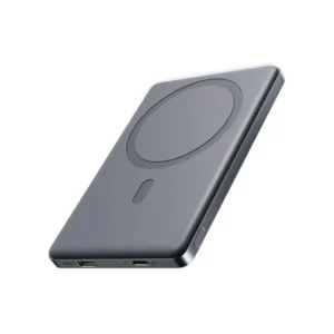 Joyroom JR-PBM08 Pro 20W Ultra-Slim Metal Magnetic Wireless Power Bank 10000mAh-Natural Titanium - available in Pakistan at Metaware