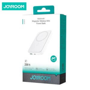 Joyroom JR W020 10000mAh 20W Magnetic Wireless Power Bank -White - available in Pakistan at Metaware