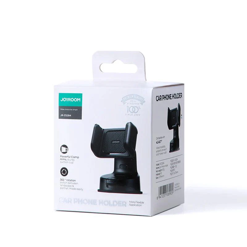 Joyroom JR-ZS284 Car Phone Holder (Dashboard) -Black - available in Pakistan at Metaware