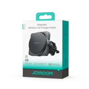 Joyroom JR-ZS506 Magnetic Wireless Car Charger Holder（Air Vent）-Black - available in Pakistan at Metaware
