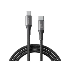 Joyroom S-A28 1M 60W Type-C to Type-C Flash Series Fast Charging Data Cable Black - available in Pakistan at Metaware