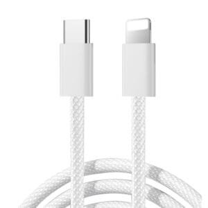Joyroom S-A45 30W Type-C to IPhone Ben Series Braided Fast Charging Data Cable 1M White - available in Pakistan at Metaware