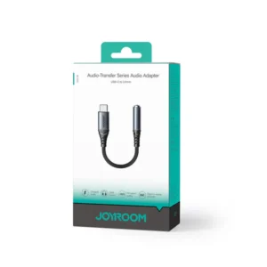 Joyroom SY-C01 Type-C to 3.5MM Audio-Transfer Series Audio Adapter Black - available in Pakistan at Metaware
