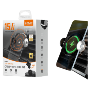 Ldnio MA02 15W Car Wireless Charger Stand – Fast Charging, Adjustable Design - available in Pakistan at Metaware