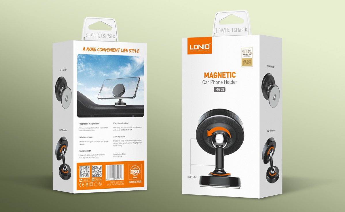 Ldnio MG08 Universal Magnetic Mobile Phone Holder - available in Pakistan at Metaware