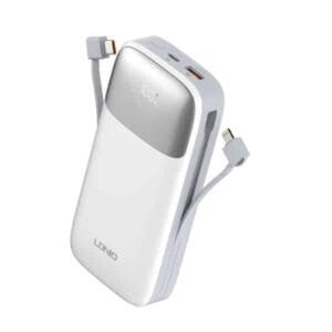 Ldnio PQ20 20000mAh 22.5W USB-C Fast Charging Power Banks smart LED Display Built-in Charging Cable Power Bank - available in Pakistan at Metaware