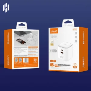 Ldnio Q2617 EU 65W GaN Super-Fast Charger Including Us+eu+uk with C-c - available in Pakistan at Metaware