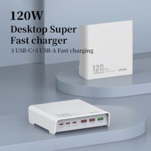 Ldnio Q605 120W Multi-Ports Desktop Charging Station - available in Pakistan at Metaware