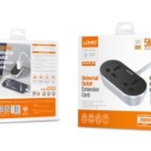 Ldnio SC2018 5-Meter EU 2-AC Outlet Universal Extension Power Socket - available in Pakistan at Metaware