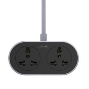 Ldnio SC2018 5-Meter EU 2-AC Outlet Universal Extension Power Socket - available in Pakistan at Metaware