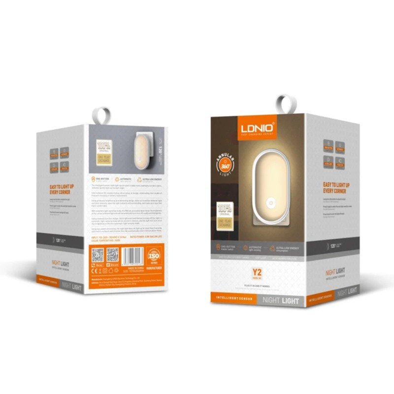 Ldnio Y2 Intelligent Sensor Night Light - available in Pakistan at Metaware