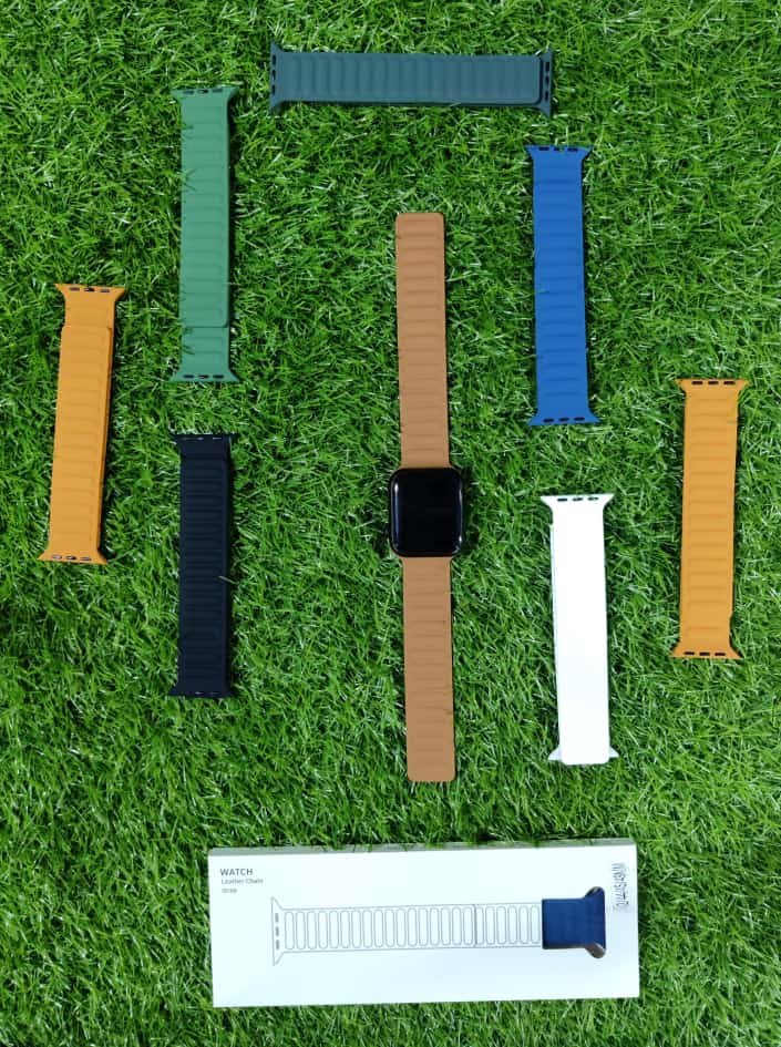 Leather Magnet Strap for Smartwatches – 42/44/45/49mm - available in Pakistan at Metaware