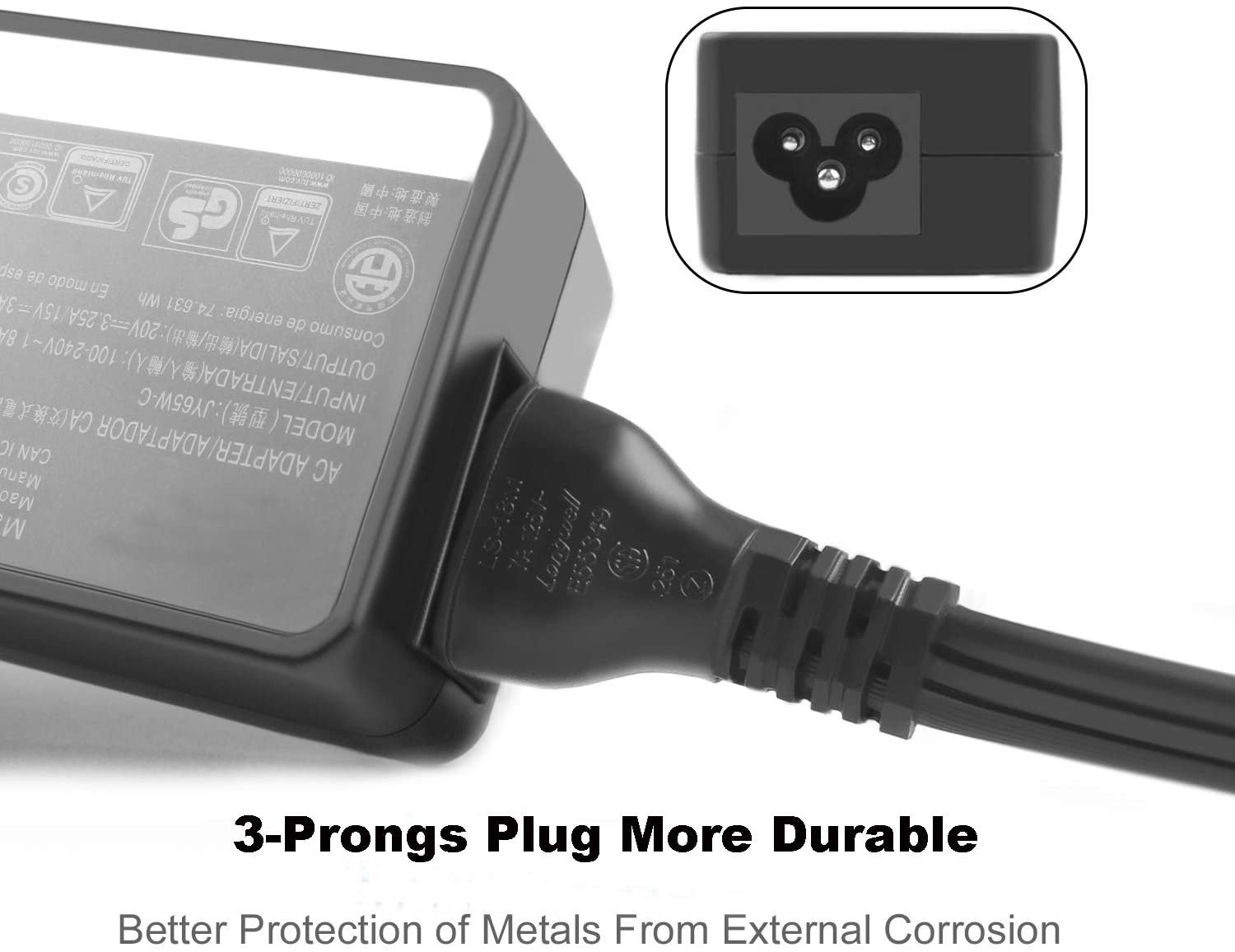 Lenovo USB-C 65W Laptop AC Adapter Charger - available in Pakistan at Metaware