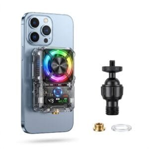 Memo DL23 Semiconductor Phone Cooler 2000mAh Battery Phone Radiator For Live Streaming With Configure Nut Holes - available in Pakistan at Metaware
