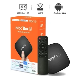 MX10 2GB 16GB Smart Android TV Box 8K - available in Pakistan at Metaware